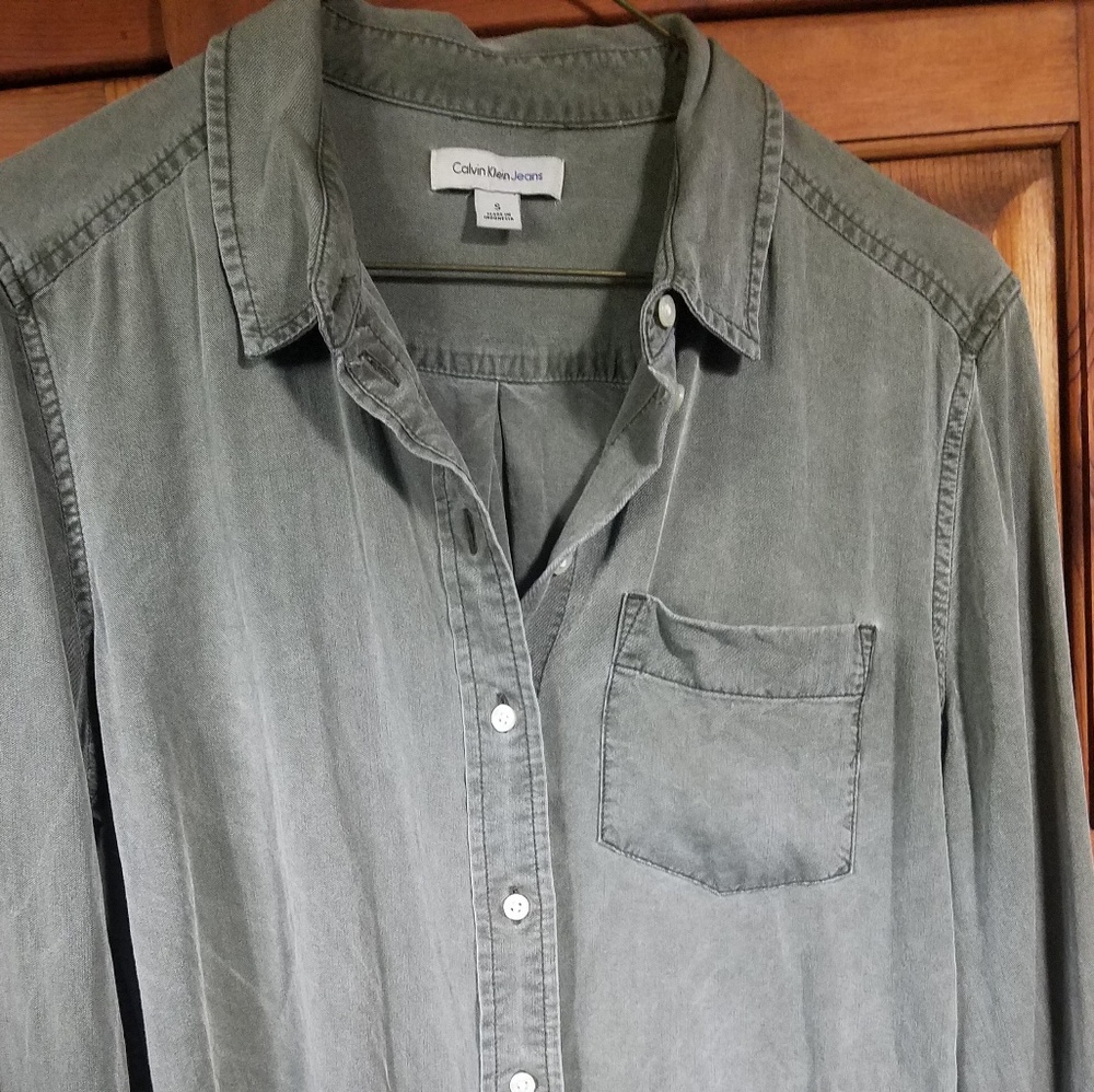 Calvin Klein jeans button-down shirt
